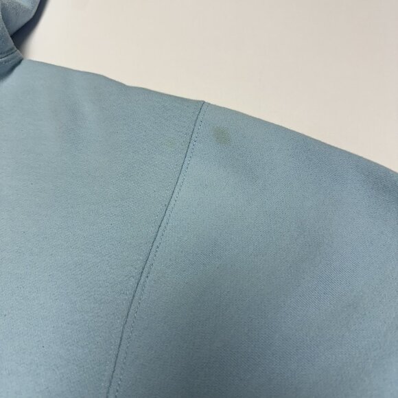 Pleasures Hoodie Sweatshirt Mens Large 24.5x26.5 Lite Blue Skate Streetwear - Picture 6 of 15